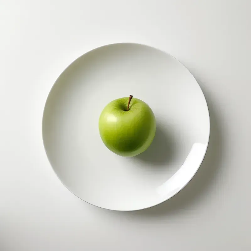 Object On Plate Minimalist