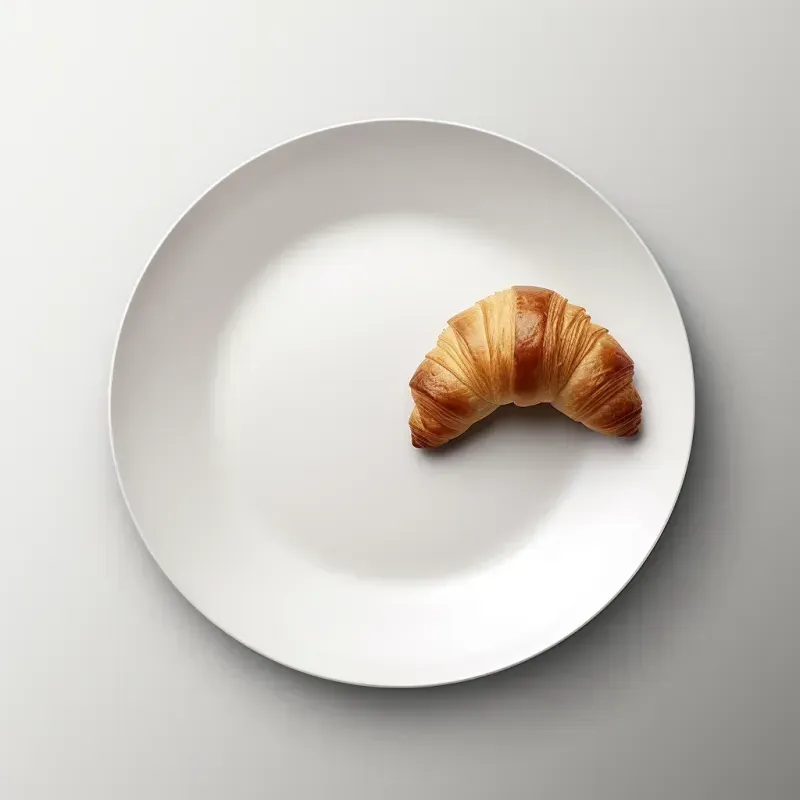 Object On Plate Minimalist