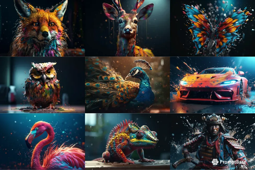 Vibrant Lifelike Animals And People