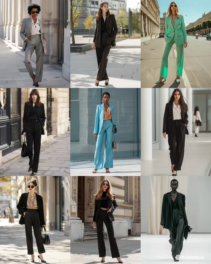 Fashion Week Women Suits