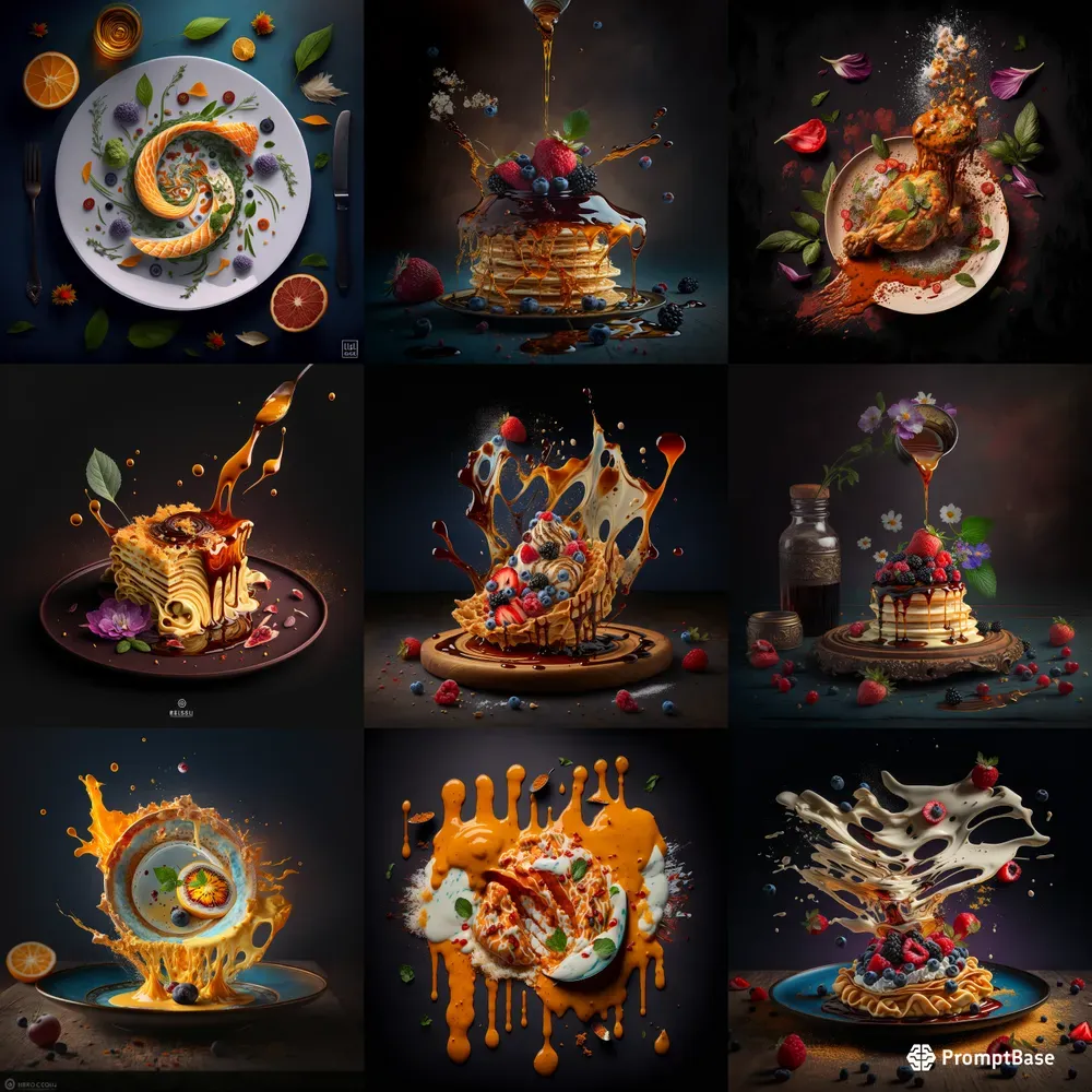 Realistic Food Photographs