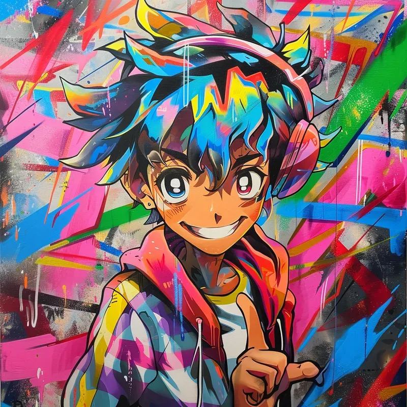 Anime Graffiti Characters