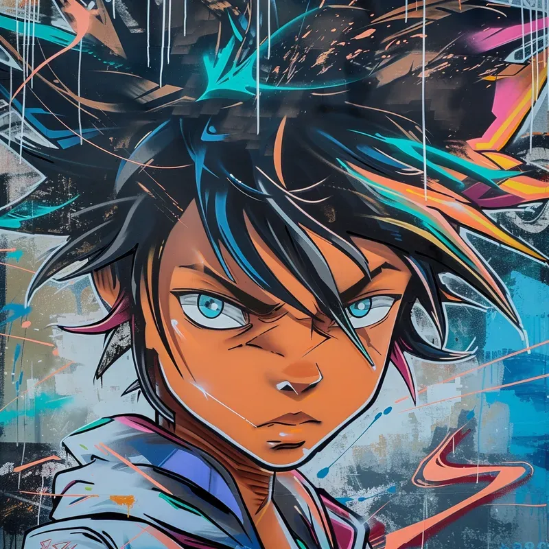 Anime Graffiti Characters