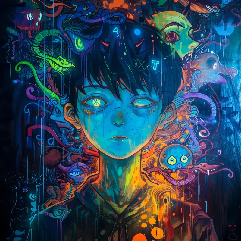 Anime Graffiti Characters