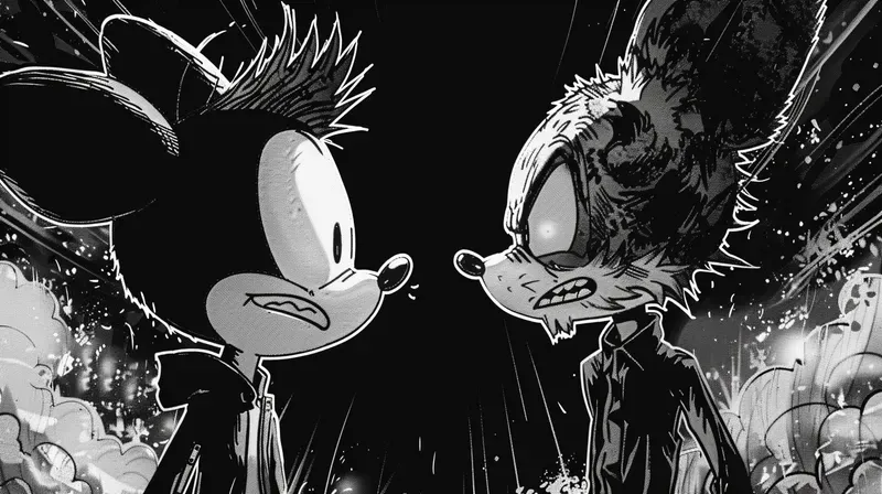 Black N White Cartoon Memories