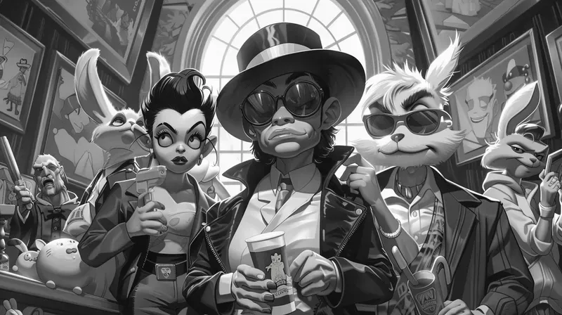 Black N White Cartoon Memories