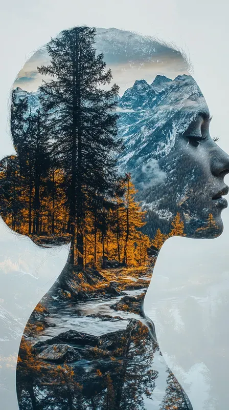 Double Exposure Portraits