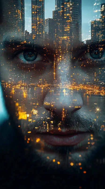 Double Exposure Portraits