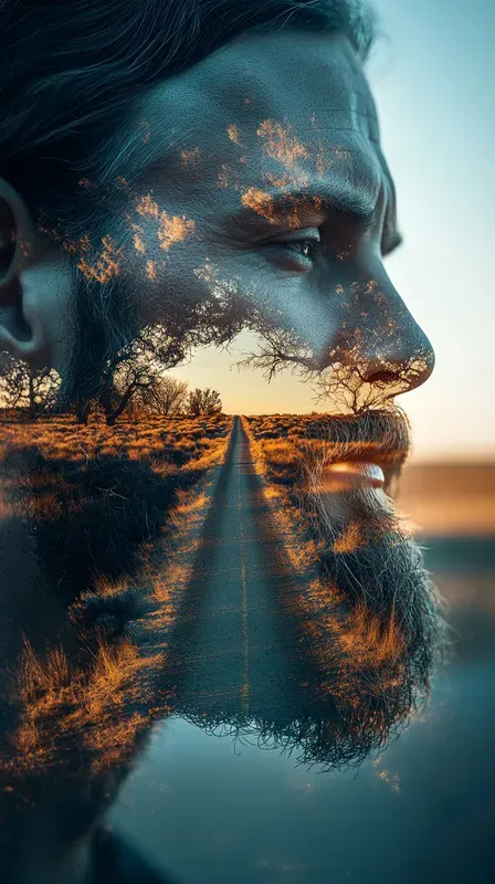 Double Exposure Portraits