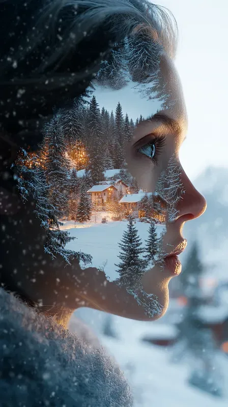 Double Exposure Portraits