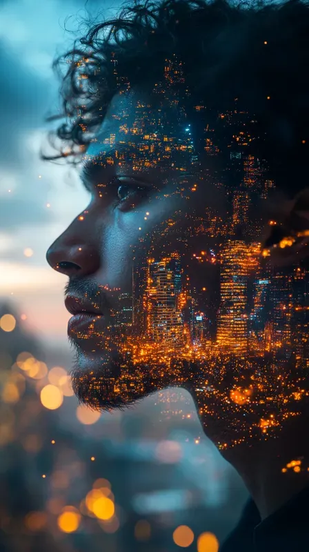 Double Exposure Portraits