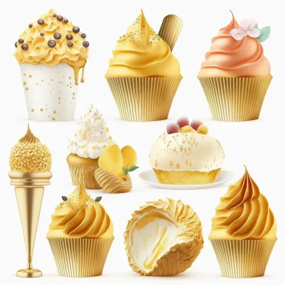 Watercolor Cupcakes