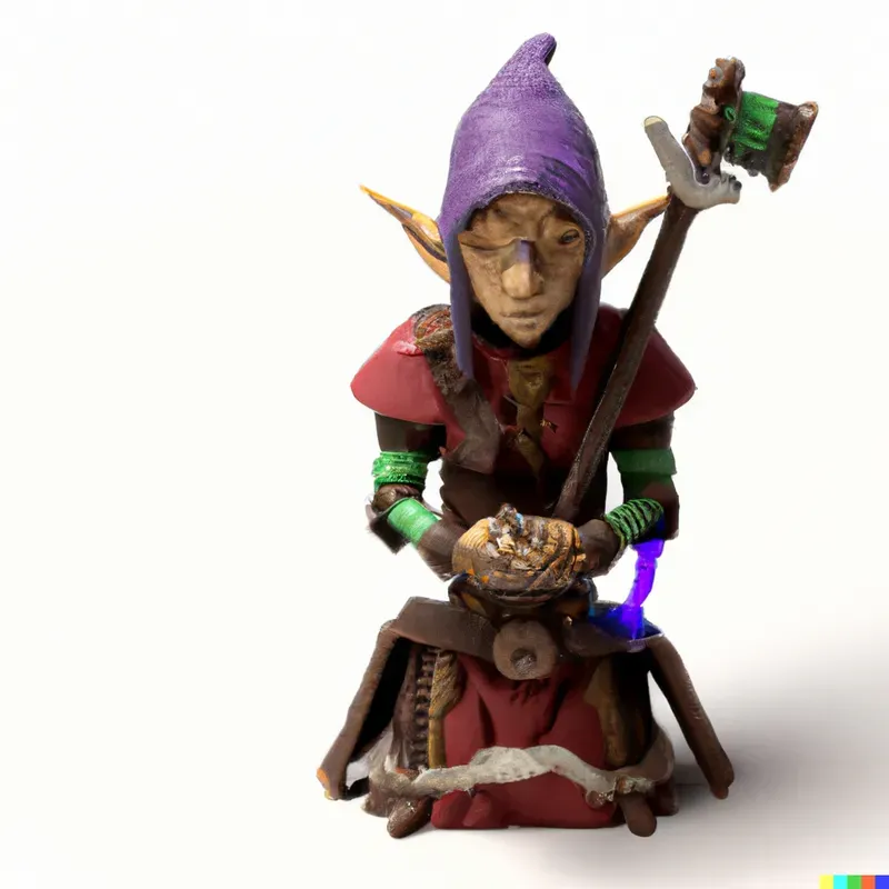 3D RPG Miniatures