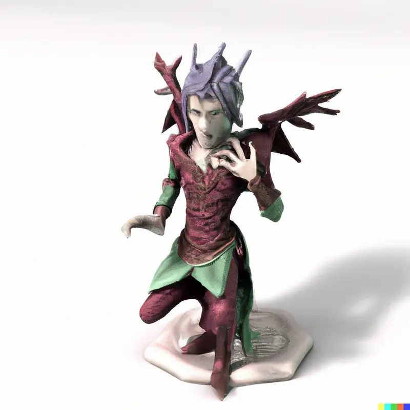 3D RPG Miniatures