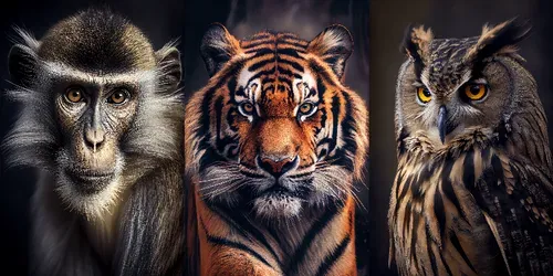 Hq Animal Portraits generated by midjourney