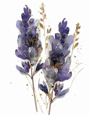Abstract Flowers Clipart