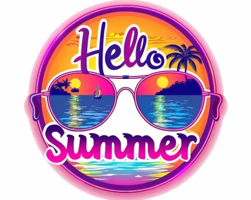 Neon Summer Tshirt Designs