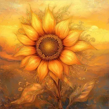 Art Nouveau Ethereal Flowers