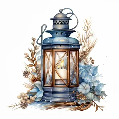 Watercolor Winter Cliparts