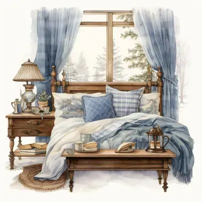 Watercolor Winter Cliparts