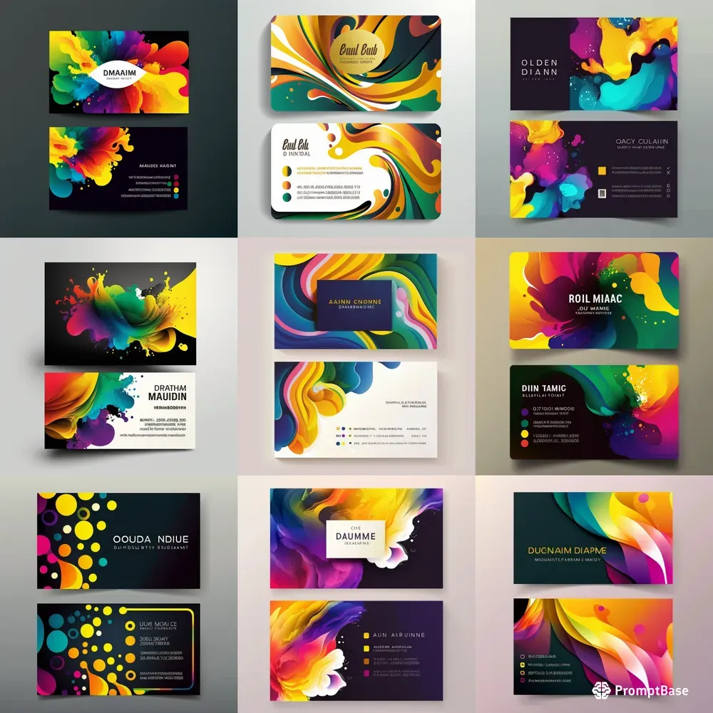 Energetic Business Card Templates