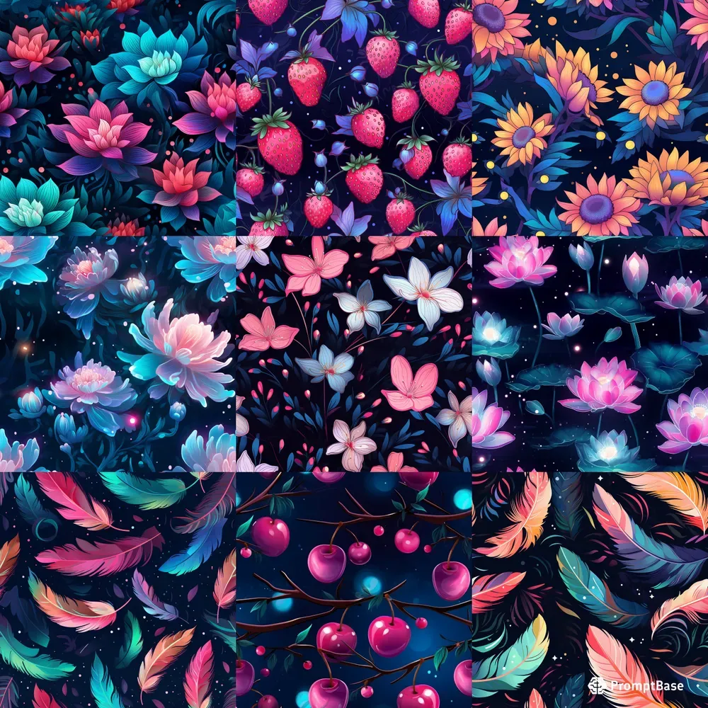 Neon Fantastical Pattern Magicals