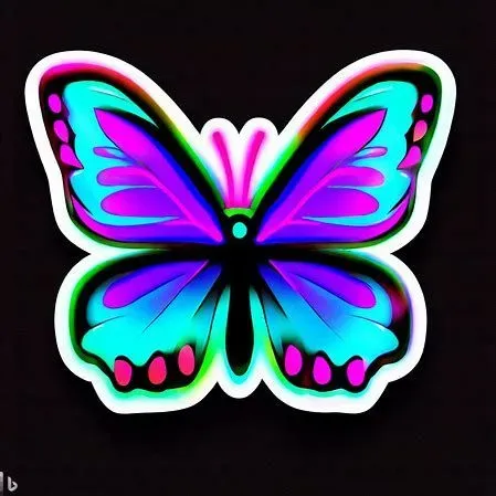 Brilliant Neon Stickers