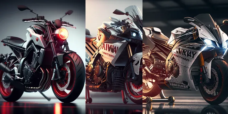 Motorcycle Designs From Brands generated by undefined