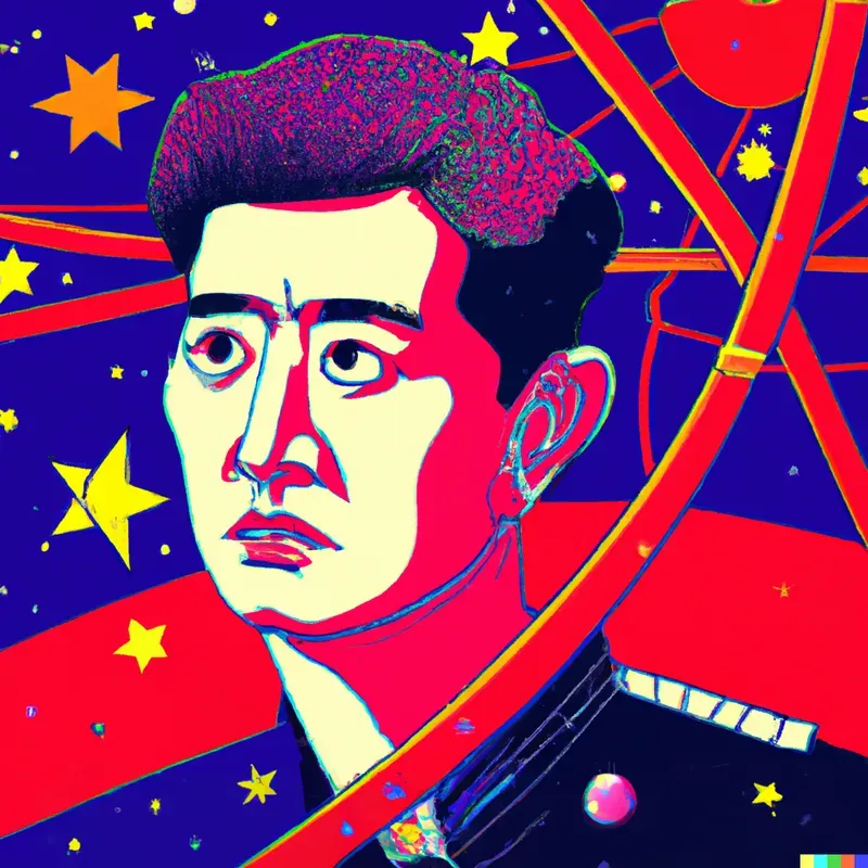 Propaganda-style Portrait Poster