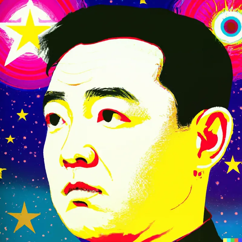 Propaganda-style Portrait Poster