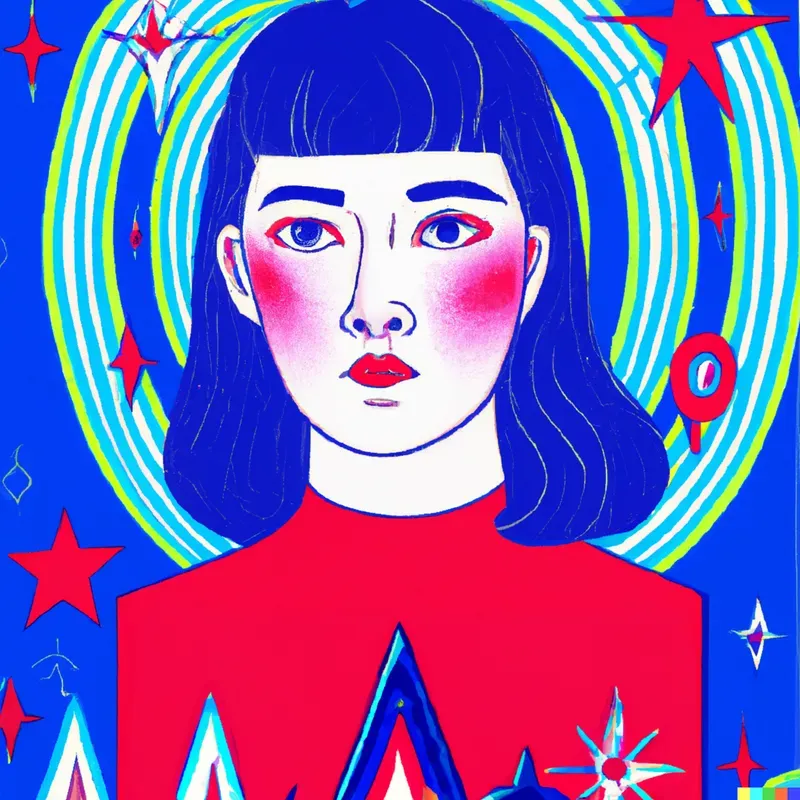 Propaganda-style Portrait Poster