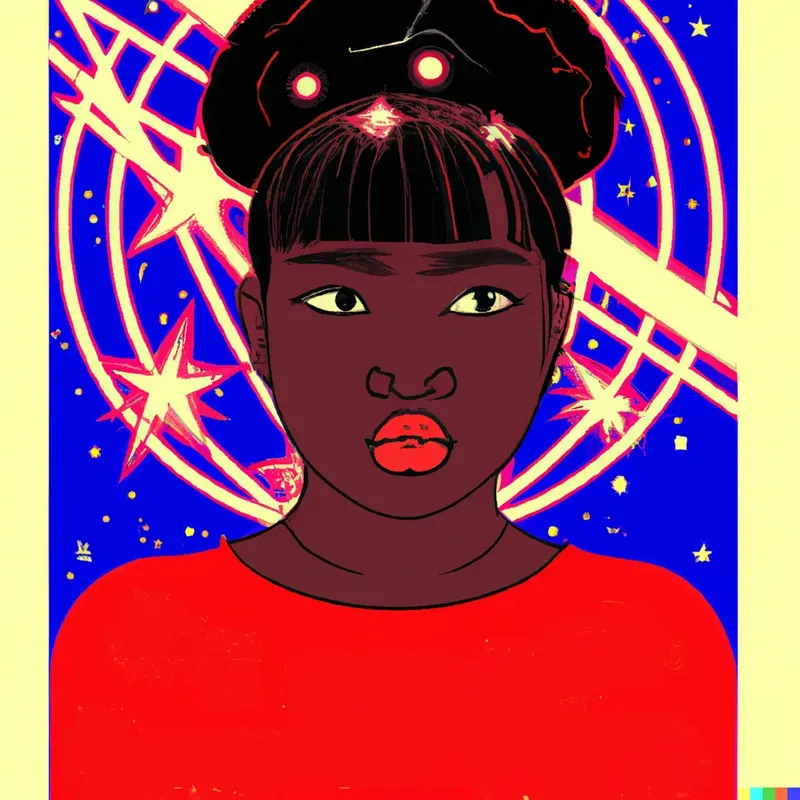 Propaganda-style Portrait Poster