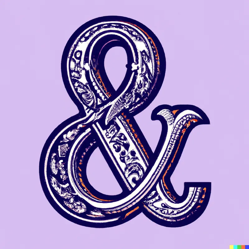 Intricate Book-style Typographic Letters