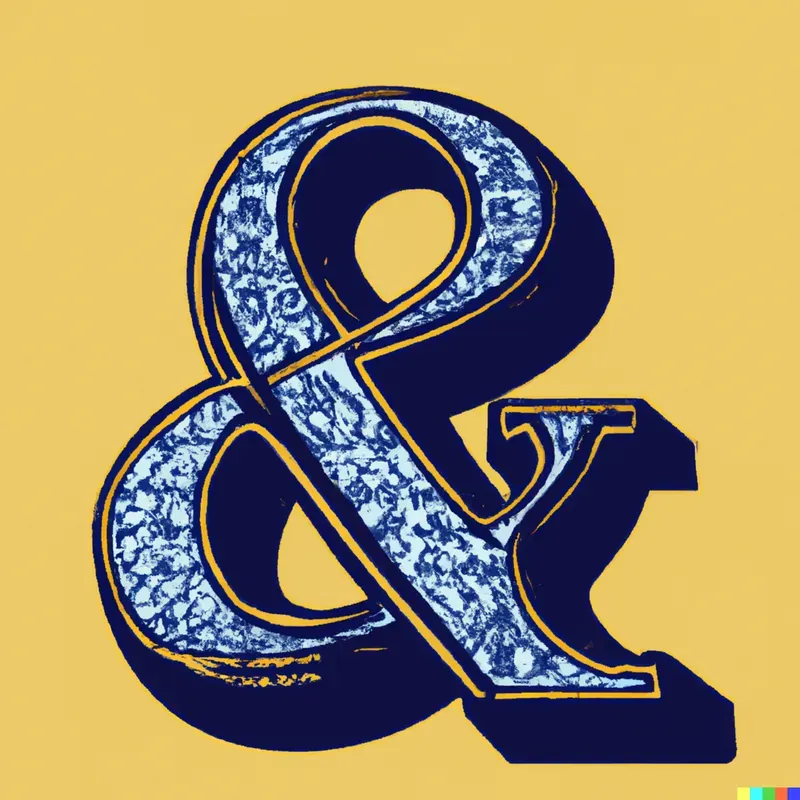 Intricate Book-style Typographic Letters