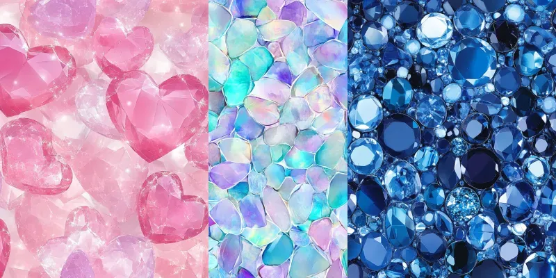 Gems And Crystals Scrapbook Pages generated by undefined