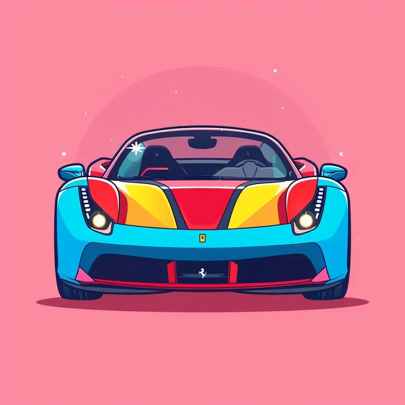 Flat Vector Illustration Cartoon Art