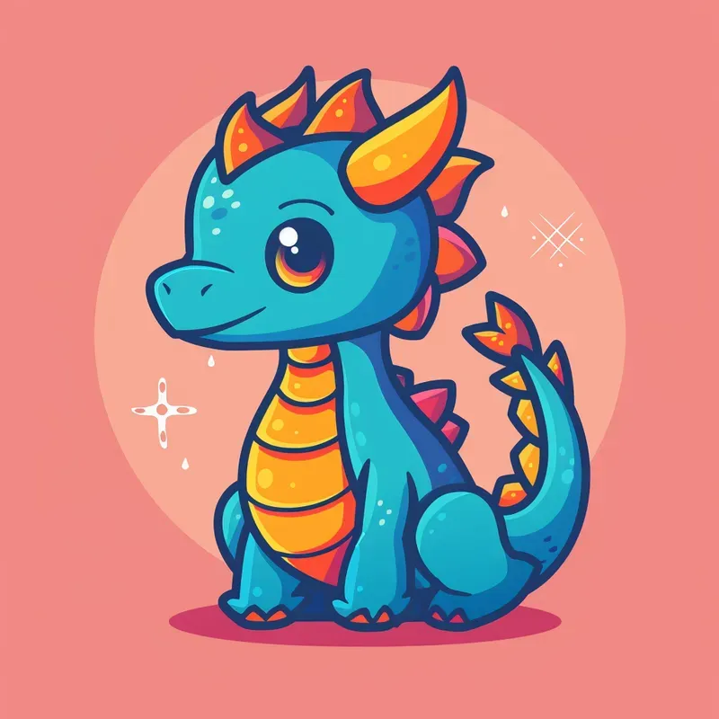 Flat Vector Illustration Cartoon Art