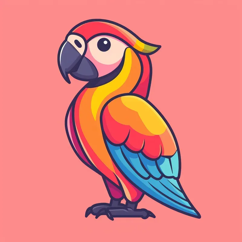 Flat Vector Illustration Cartoon Art