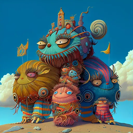 Fluffy Monsters
