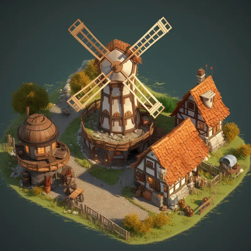 Strategy Game Buildings
