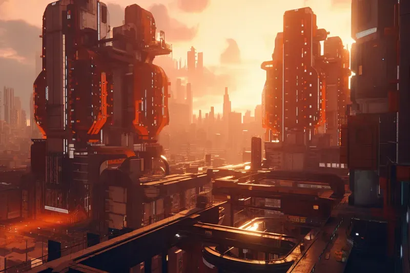 Voxel Walled Cities