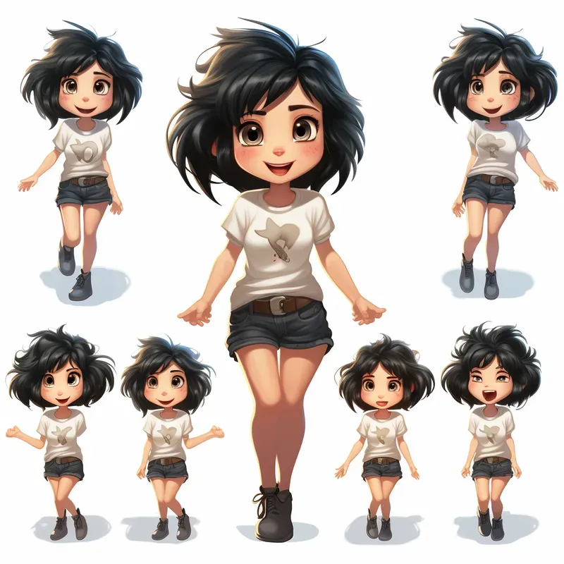 Pixar Style Characters