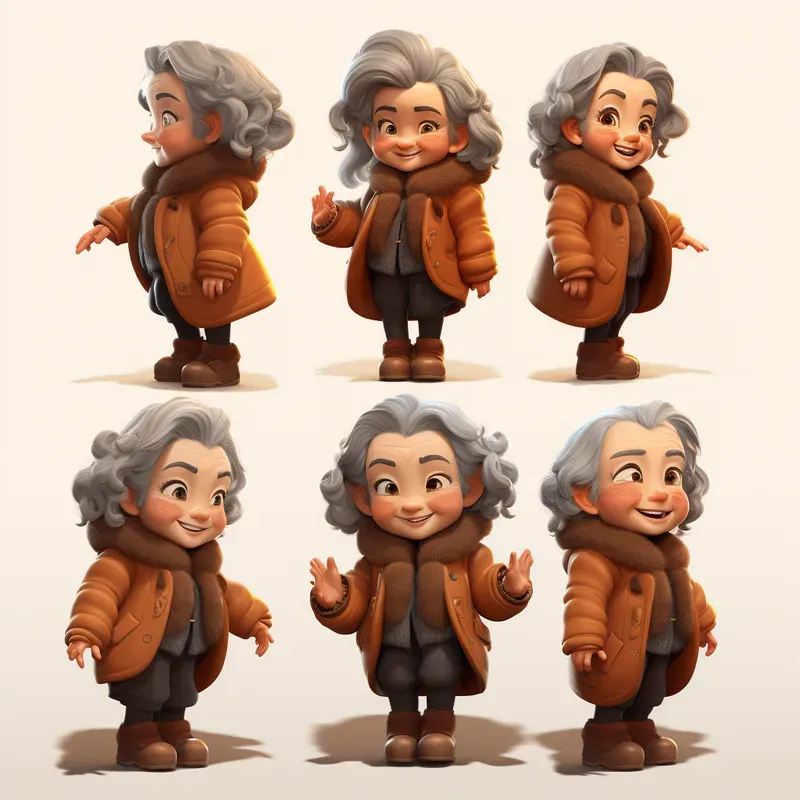 Pixar Style Characters