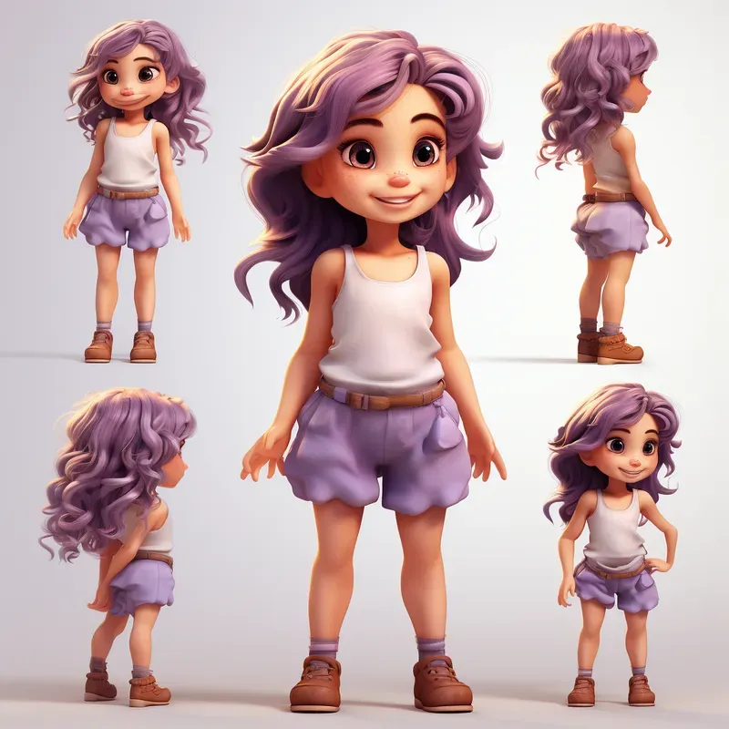 Pixar Style Characters