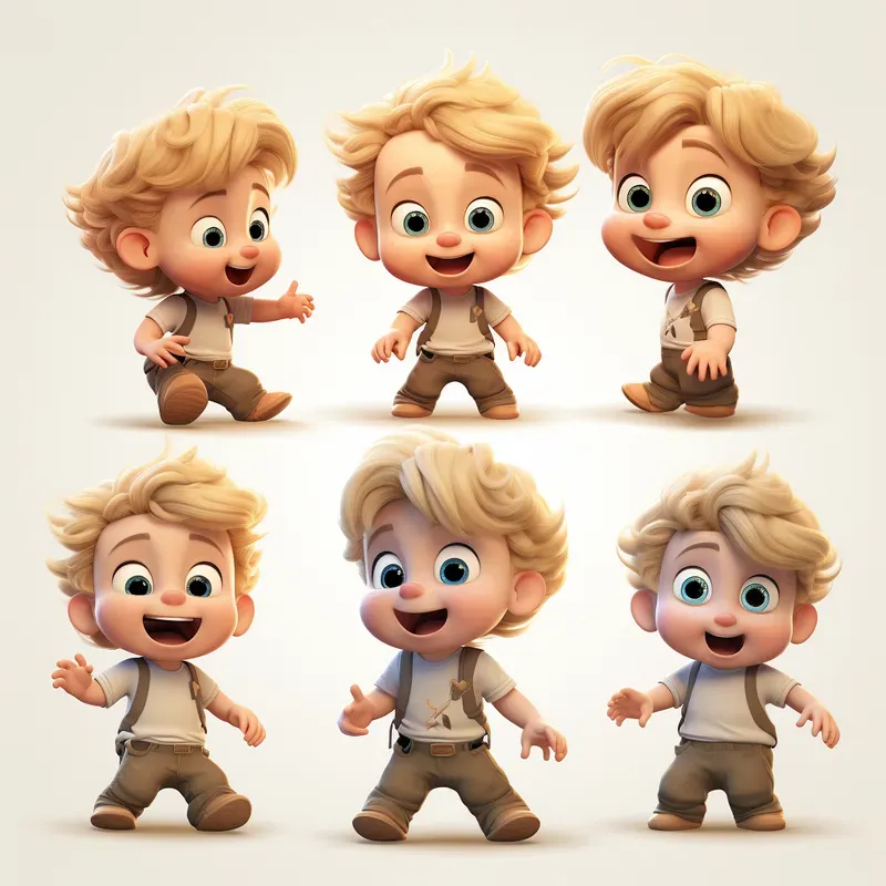 Pixar Style Characters