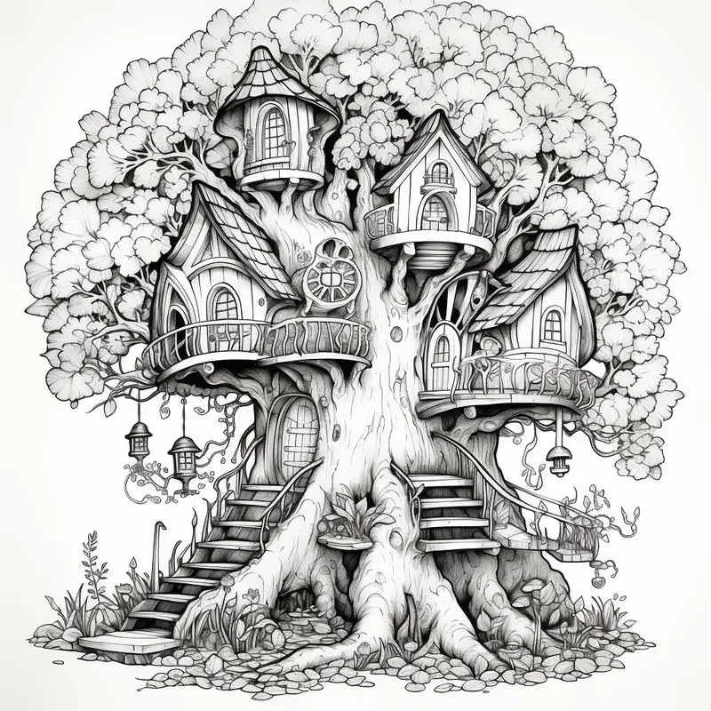 Enchanted Forest Coloring Books