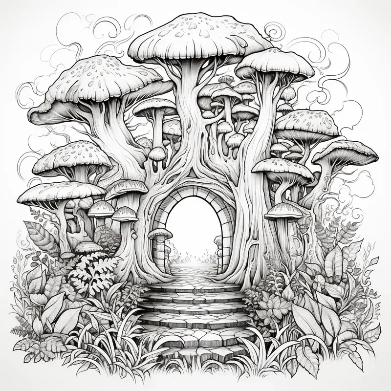 Enchanted Forest Coloring Books