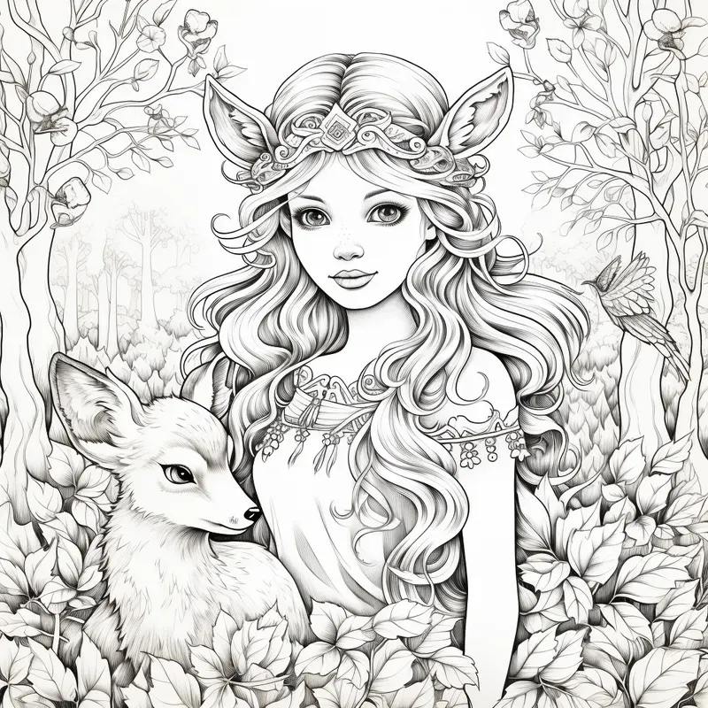 Enchanted Forest Coloring Books
