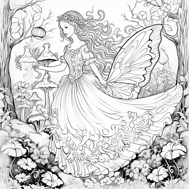 Enchanted Forest Coloring Books