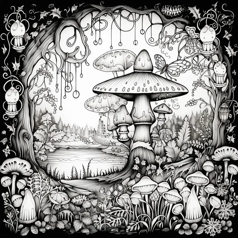 Enchanted Forest Coloring Books